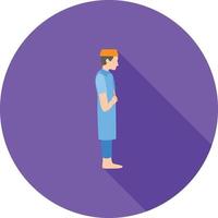 Qiyam Flat Long Shadow Icon vector