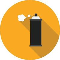 Spray bottle Flat Long Shadow Icon vector