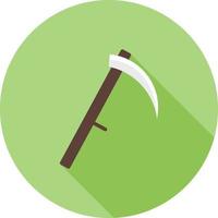 Stick Flat Long Shadow Icon vector