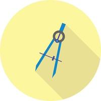 Tool Flat Long Shadow Icon vector