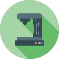 Coffee Machine I Flat Long Shadow Icon vector