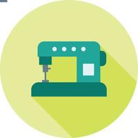 Automatic Machine Flat Long Shadow Icon vector