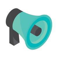 isometric loudspeaker icon vector