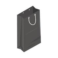 paper bag with handle vector