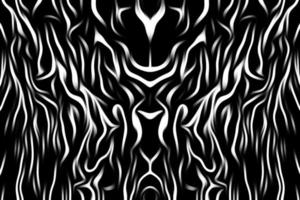 Black and white abstract pattern background.Fabric texture of black and white textile. Animal texture style. photo