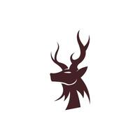 Stag icon logo design illustration vector