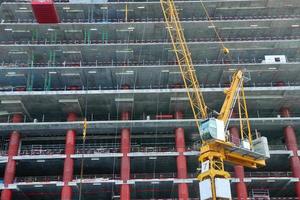 Dubai, 2022 - Construction site with crane photo