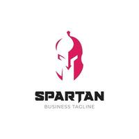 Spartan logo design template vector