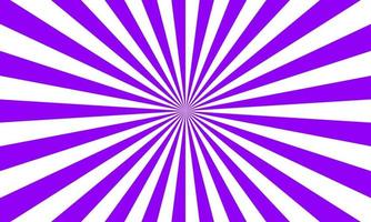 Purple white color burst background. Rays background in retro style. Vector. vector