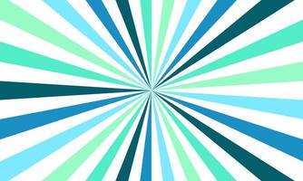 Blue white color burst background. Rays background in retro style. Vector. vector