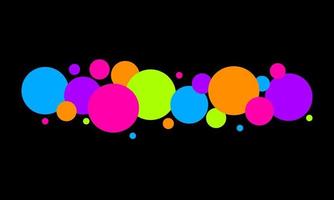 Rainbow abstract dots background. Vector illustration.