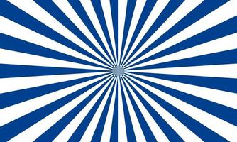 Blue white color burst background. Rays background in retro style. Vector. vector