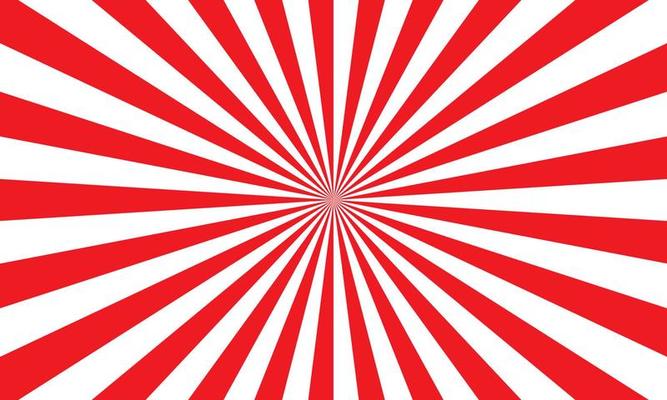 Pink white color burst background. Rays background in retro
