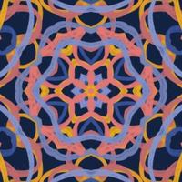 Abstract kaleidoscope background. Beautiful kaleidoscope seamless pattern. Multicolor mosaic texture. Seamless kaleidoscope texture. Unique kaleidoscope design vector