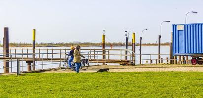 Loxstedt Lower Saxony Germany 2010 Wadden sea tidelands coast beach water landscape Lower Saxony Germany. photo