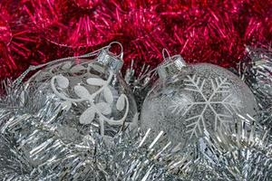 Two Christmas decorations photo