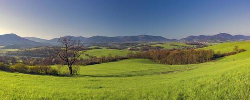 Mountainous country Czech Republic photo