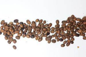 Coffee beans. Isolated on a white background. photo