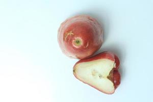 Rose apples isolated on white background. photo