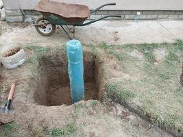 Arrangement of a deep well for water production photo