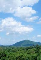 The high mountain range in the national park area. photo