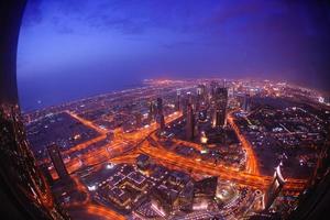 Dubai skyline view photo