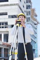 architect on construction site photo