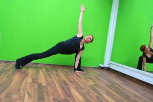 Yoga woman workout photo