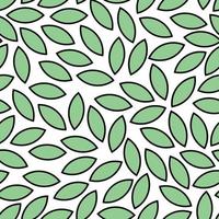 Modern abstract leaves texture background. Seamless pattern vector illustration