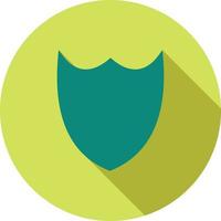 Shield II Flat Long Shadow Icon vector