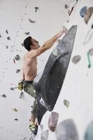 man exercise sport climbing photo