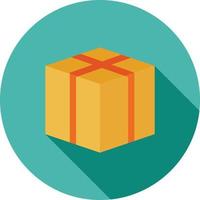 Packaging Flat Long Shadow Icon vector