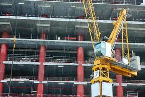 Dubai, 2022 - Construction site with crane photo