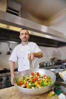 chef preparing food photo