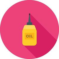 Sewing Oil Flat Long Shadow Icon vector