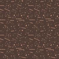 Seamless pattern with illustration zodiac constellations on a dark background with stars, astrology astronomy spiritual vector design elements. Vector