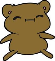 cartoon kawaii cute teddy bear vector