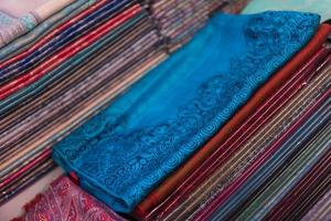 multicolored textile view photo