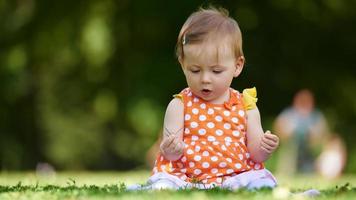 baby in park photo