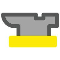 Iron Load, Filled Line Style Icon, Construction Theme vector