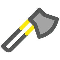 Axe, Filled Line Style Icon, Construction Theme vector