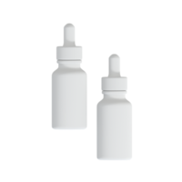 3D Bottle Serum Mockup png
