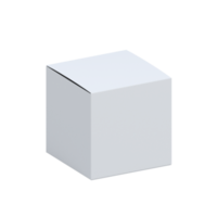 maquete de caixa quadrada png