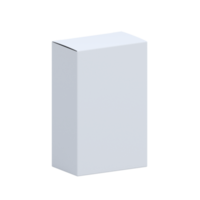 maqueta de caja de embalaje rectangular png