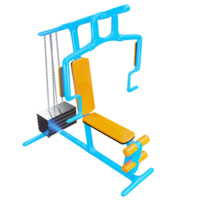 equipo de gimnasio 3d png