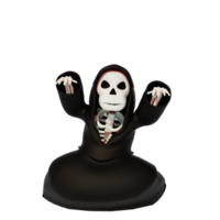 3d character haloween png