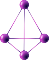 signo de modelo de estructura de molécula, moléculas en ciencia química para el concepto de ideas de laboratorio png