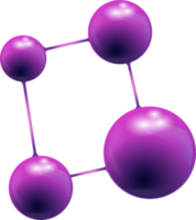 signo de modelo de estructura de molécula, moléculas en ciencia química para el concepto de ideas de laboratorio png