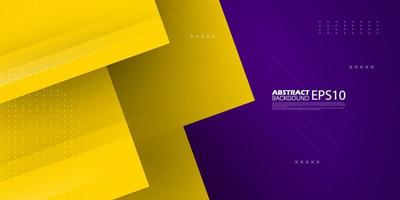 Modern abstract background with lines and shadow. purple and yellow color design. bright poster, banner and business card . vector eps10