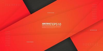 Abstract dark orange color background. Modern background design. papercut shapes . Fit for presentation design. website, basis for banners, wallpapers, posters. Eps10 vector